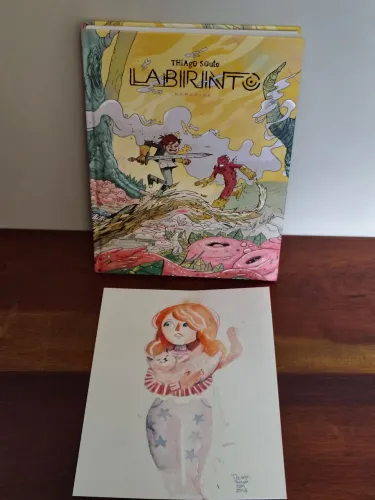 Labirinto Edição de Luxo (Darkside ) + Arte Original de Thiago Souto 