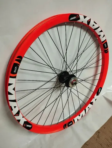 Roda Dianteira Aro 26 Viper Max Disc 36F Laranja Nova