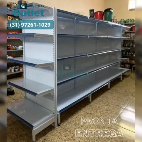 Prateleira para supermercados - gondolas