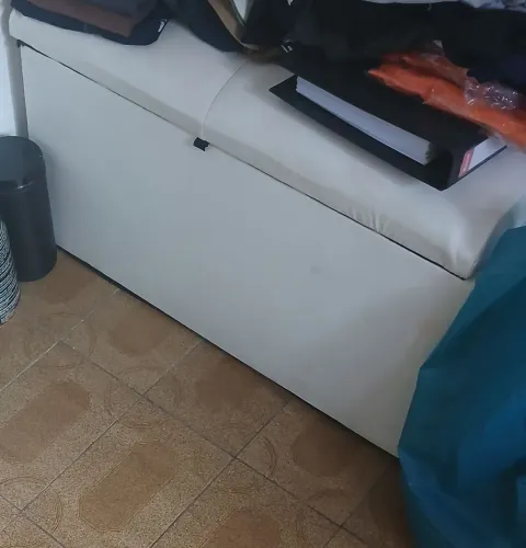 Baú função banco e arrumação