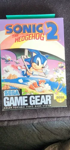 Sonic the hedgehog 2 sega game gear CIB completo