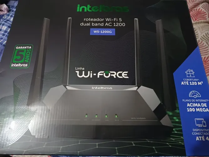 Roteador Intelbras Wi-Force W5-1200G Dual Band AC 1200