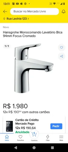 Misturador monocomando Hansgrohe torneira importada + válvula