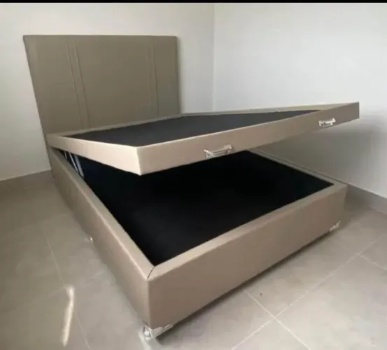 CAMA CASAL PADRÃO COM BAÚ 