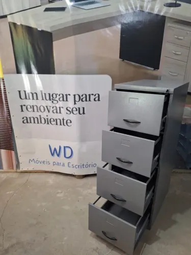 Arquivo de aço 4 gavetas - novo