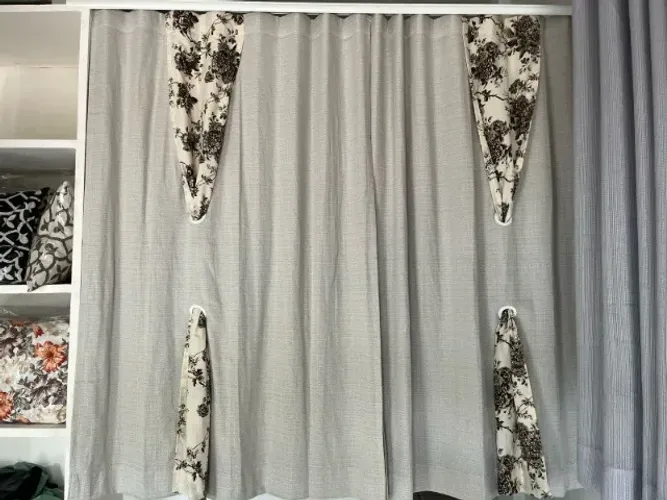 Cortina de Tecido com Forro | Trilho 1,80x3.0 - Hermy Cortinas e Almofadas