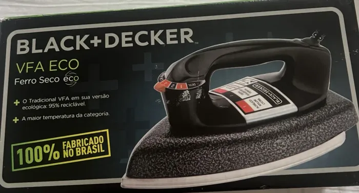 Ferro de Passar a Seco Black Decker