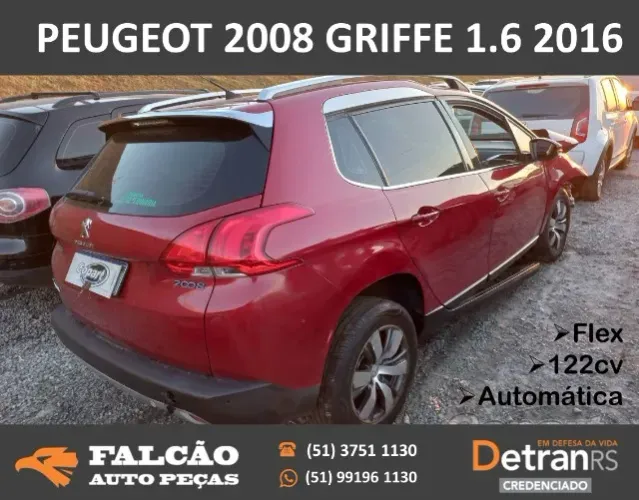 PEÇAS EM GERAL PEUGEOT 2008 GRIFFE 2017