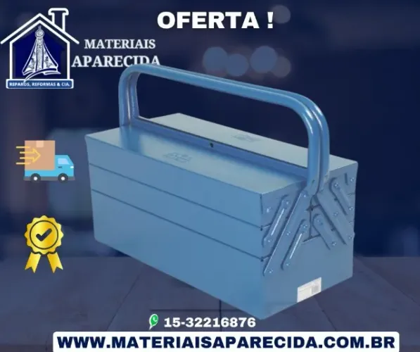 Caixa Ferramenta Sanfonada N 06 Fercar - novo