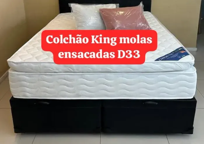 Colchão King Molas Ensacadas D33