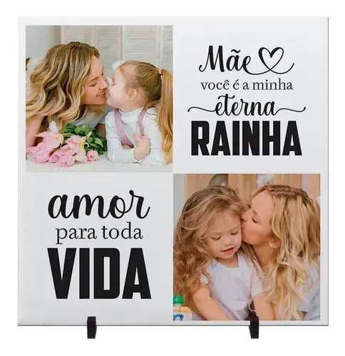 AZULEJO PERSONALIZADO - DIA DAS MAES
