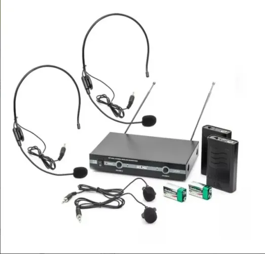 Kit Duplo Microfone De Lapela Transmissão Lelong Le-910 - Loja Natan Informática