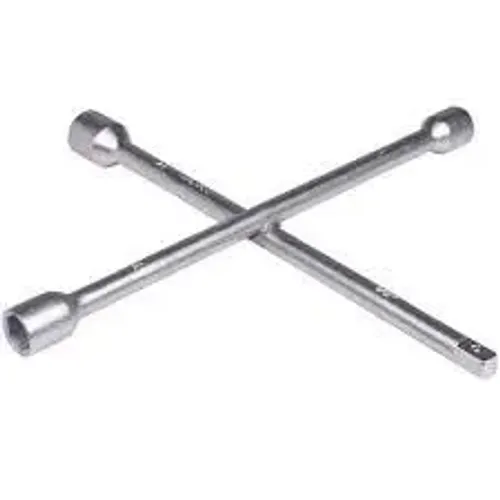 Chave de Roda Cruz 3 bocas 17x19x21mm 1/2 polegadas Universal para carro