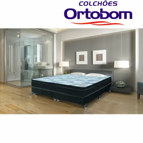 INSTA @TUDO_MOVEIS / COLCHÃO QUEEN ORTOBOM MOLAS ENSACADAS 1.98Mx1.58M (ENTREGA RÁPIDA)