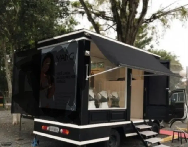 Monte sua loja móvel, escritório ou mini motorhome...