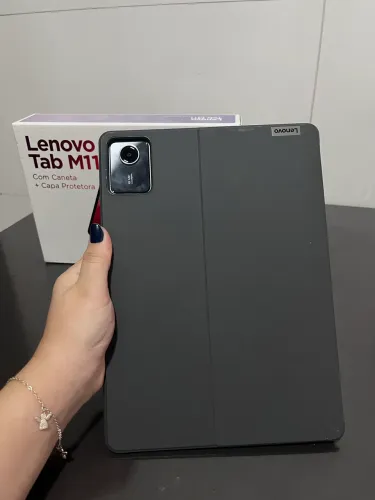 Tablet Lenovo TAB M11 Com caneta e capa Octa-Core 4GB RAM 128GB Wi-Fi Android 14 11" FHD