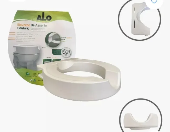 Assento elevado para pessoas com mobilidade reduzida 7,5 cm marca ALO 