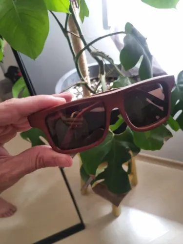 Óculos de Sol de Madeira - Unissex - Marca: Leaf