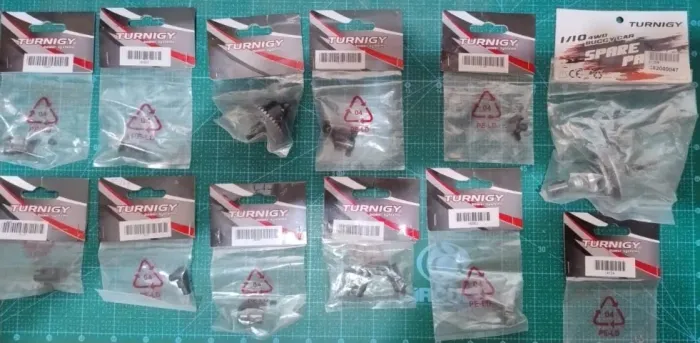 Peças Turnigy para carros 1/10 Rc