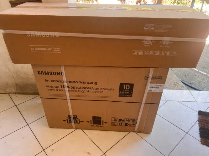 Ar Condicionado Split Samsung Inverter WindFree Connect Al 18.000 BTUs Frio Sem Vento