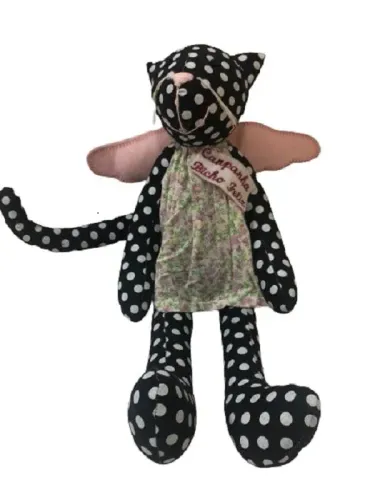 Gatinha De Tecido Bicho Feliz 40 cm