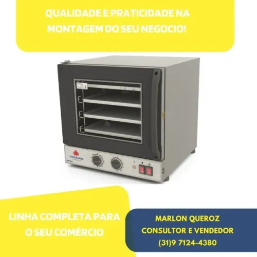 Forno Fast Oven Turbo Progas Elétrico