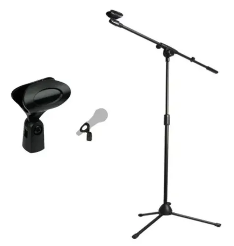 SUPORTE PEDESTAL GIRAFA P/MICROFONE REF: PM-200<br>