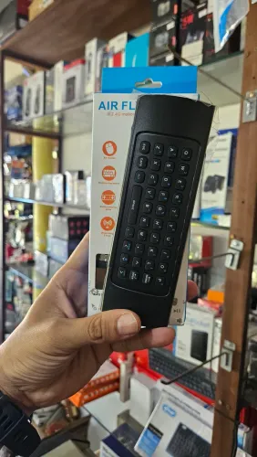 Controle com mini teclado muitifunções sem fio MX3 AIR MOUS 