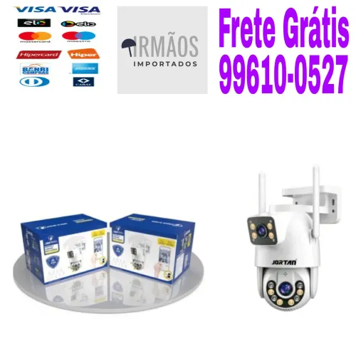 Câmera WiFi Externa com Duas Câmeras