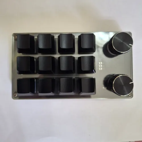 Mini teclado USB 12 teclas customizaveis 