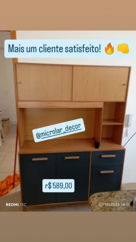 Armário de Cozinha Kit Lisper 1.20m - Novo na Caixa Monta na Hora