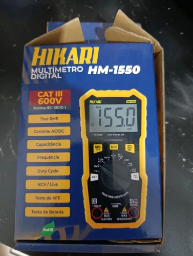 Multímetro Digital Hikari HM-1550