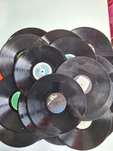 Discos de vinil para decoração