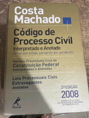 Código de Processo Civil - Costa Machado - 2ª Edição 2008