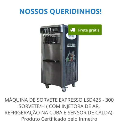 Máquina de sorvete LogroSoft D425