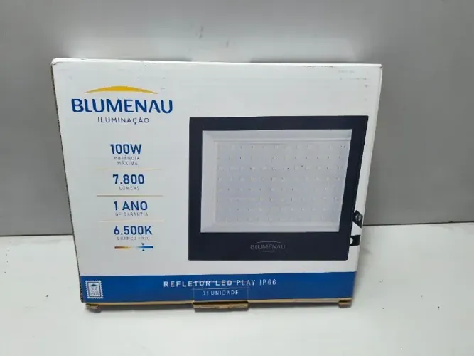 Lote 24 Refletor Led Play IP66 100w 6500k Blumenau