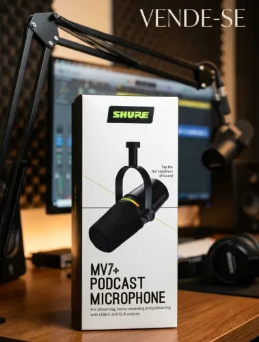 Microfone p/ podcast