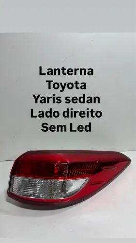 Lanterna Toyota yaris sedan lado direito original 