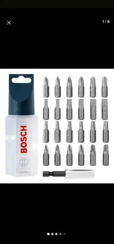Jogo Bits Ponteira Para Parafusadeira Makita Bosch 25 Peças