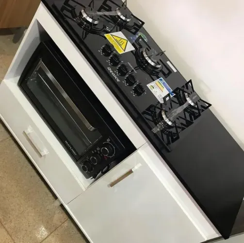 Fogão e balcão com espaço para forno/microondas NOVOS