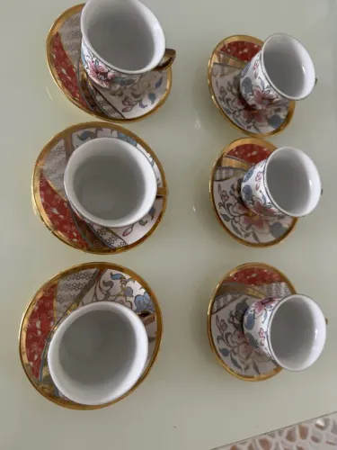 Jogo de xícaras colonial 50 ml.