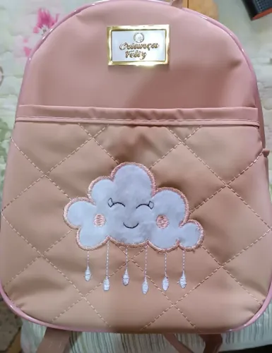 Kit Mochila Infantil para Bebê - Nuvem com Chuva