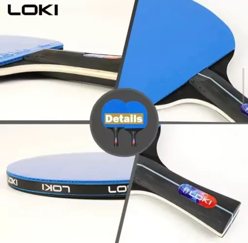 Raquete de ping pong K5000 Loki kit com duas