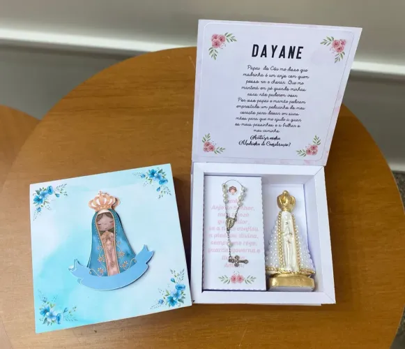 Presente com fé e carinho