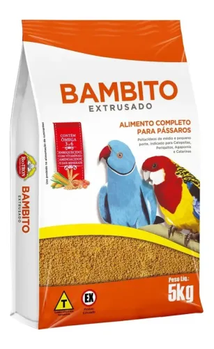 Ração Extrusada Bambito Extrusado - 5kg ORIGINAL