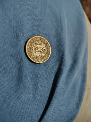 Moeda 1000 Réis Brasil 1939