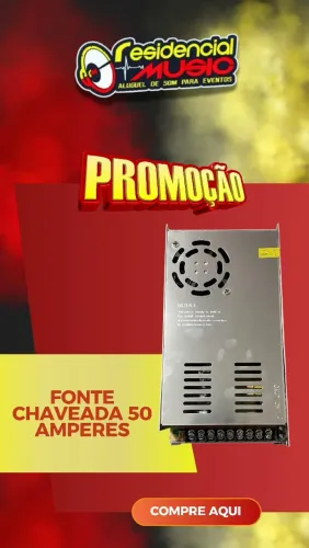 Fonte chaveada 50a nova