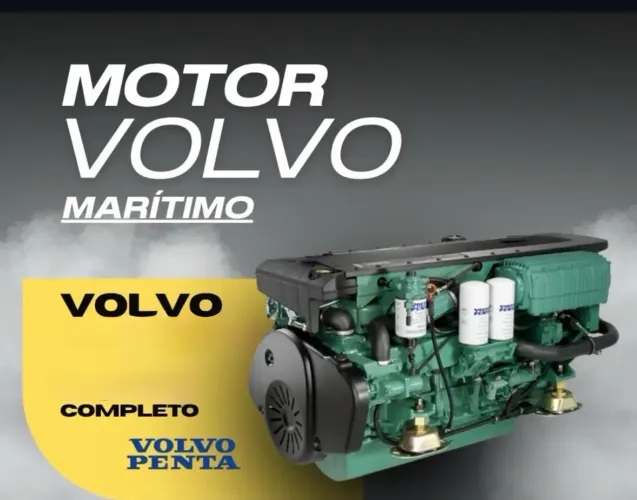 Parelha COMPLETA motor volvo penta D6 330! Com rabeta, joystick, comando!!