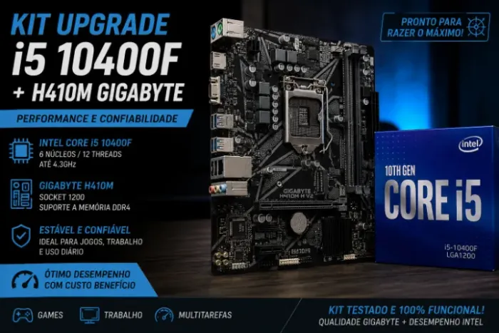 i5 10400f + Placa Mãe
