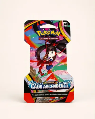 Pokémon TCG: Mega Evolução- Caos Ascendente - Sleeved Booster - Português